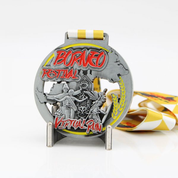 custom festival virtual run medals 3D race medals