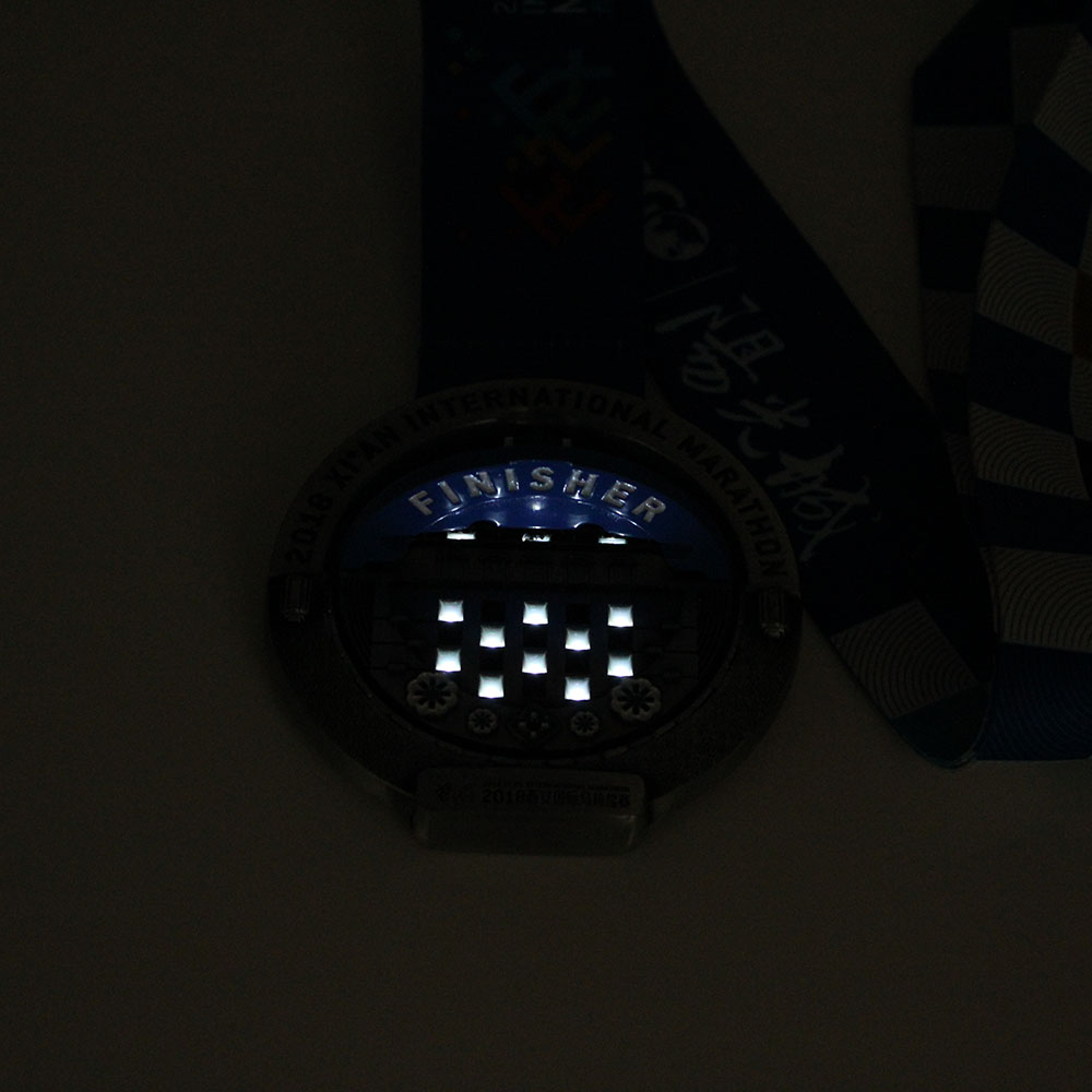 Custom Online Marathon LED medals