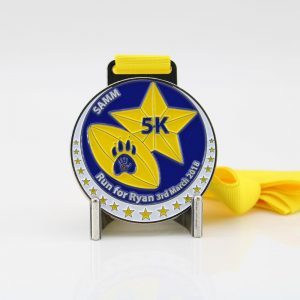 Run For Ryan Memorial 5K Trail Race Medals