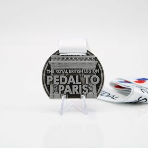 Custom Cycling Medals pedal to paris