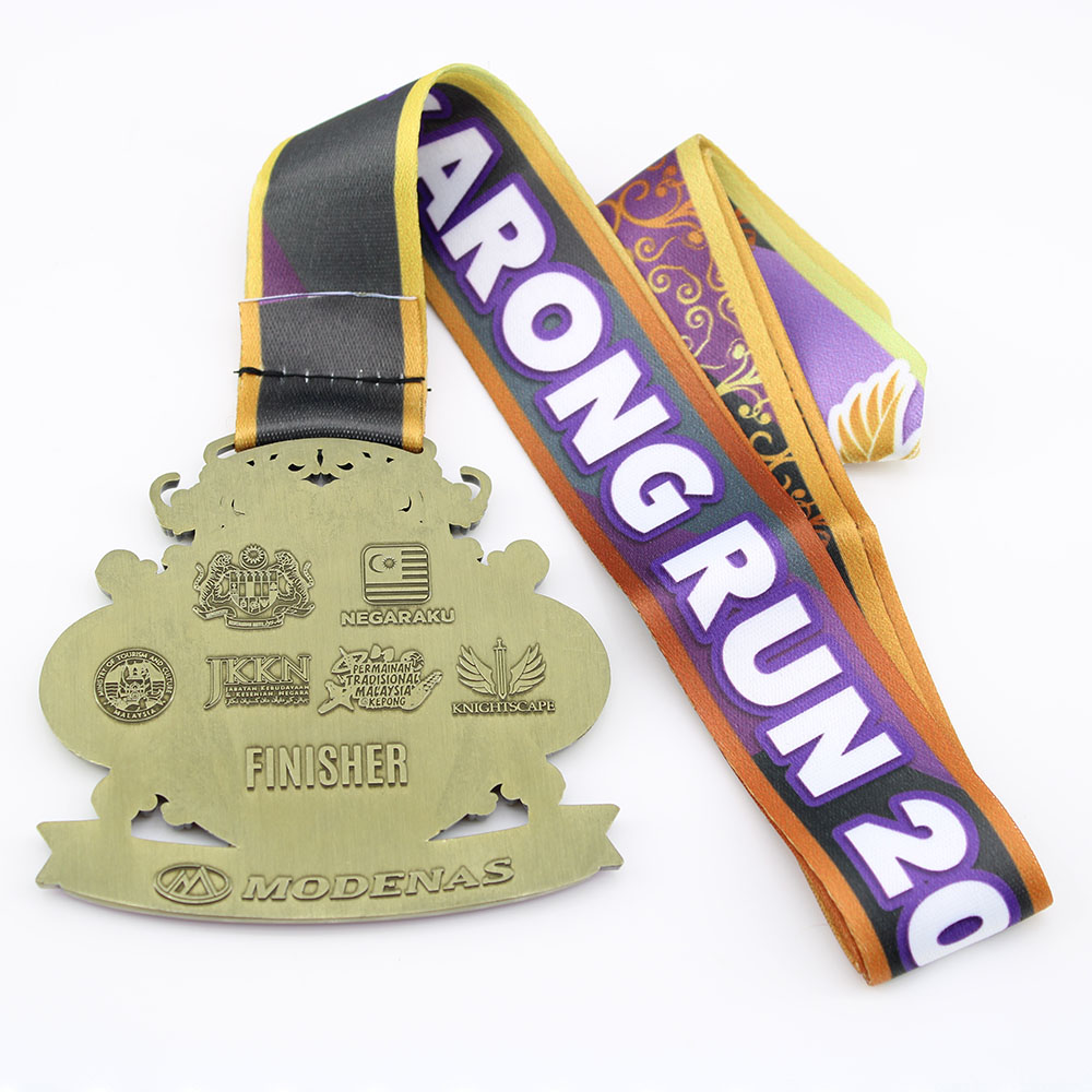 Custom Sarong Run Fun Run Medals