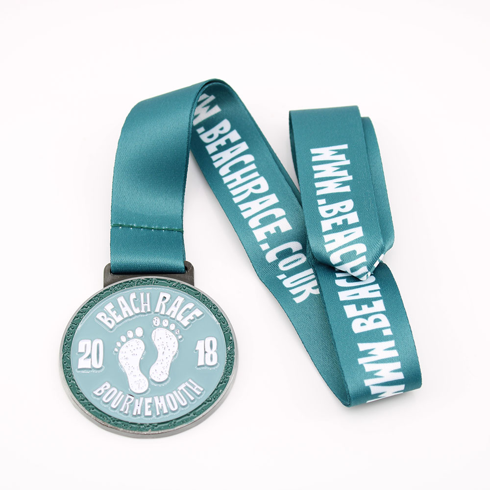 Custom Beach Race Fun Run Medals