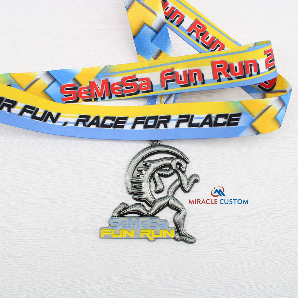 Custom Semesa Fun Run 1.0 5KM Fun Run Medals