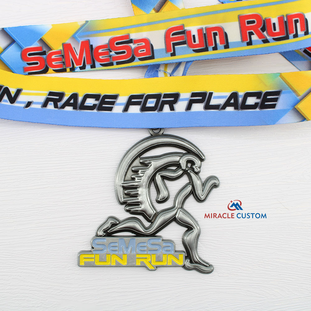 Custom Semesa Fun Run 1.0 5KM Fun Run Medals