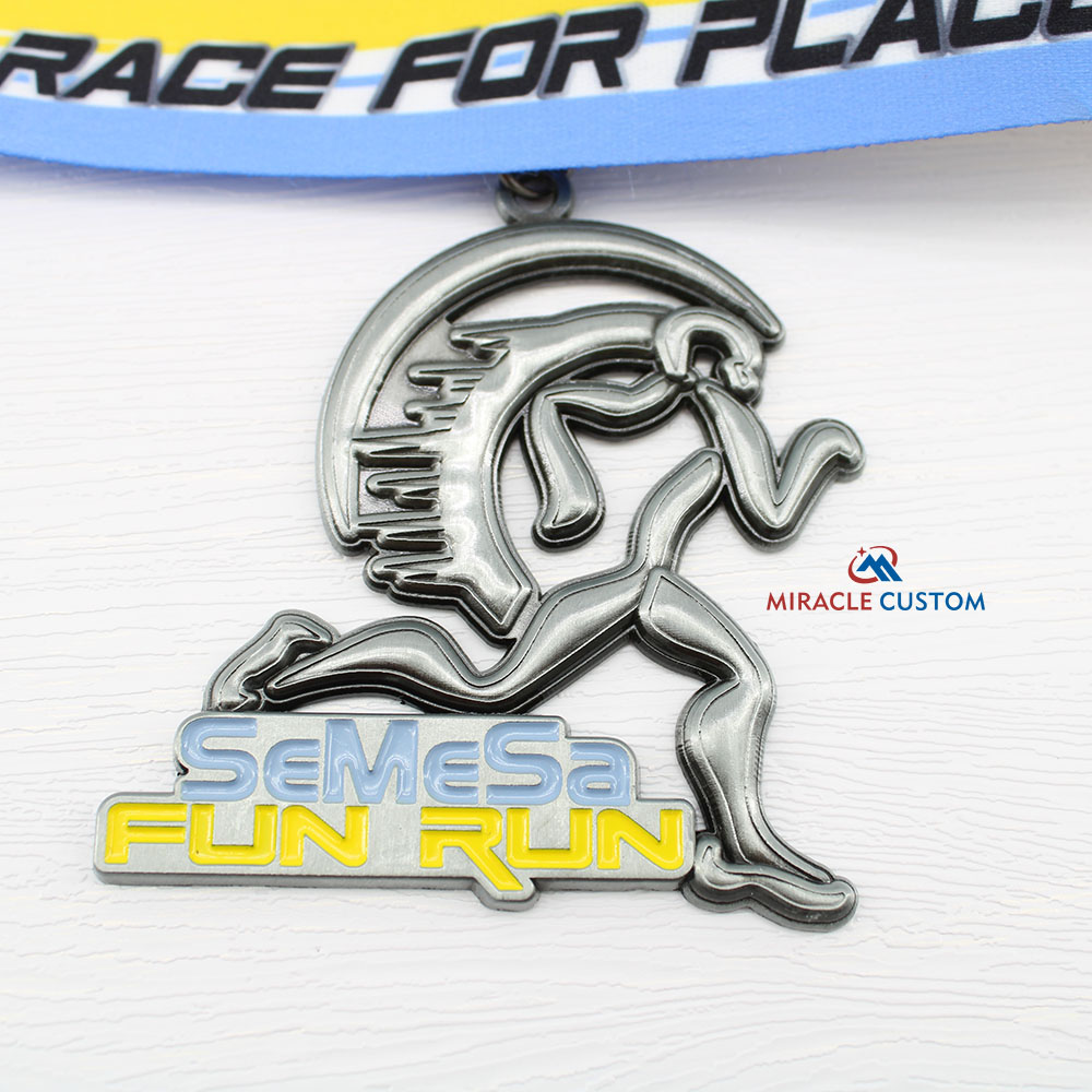 Custom Semesa Fun Run 1.0 5KM Fun Run Medals