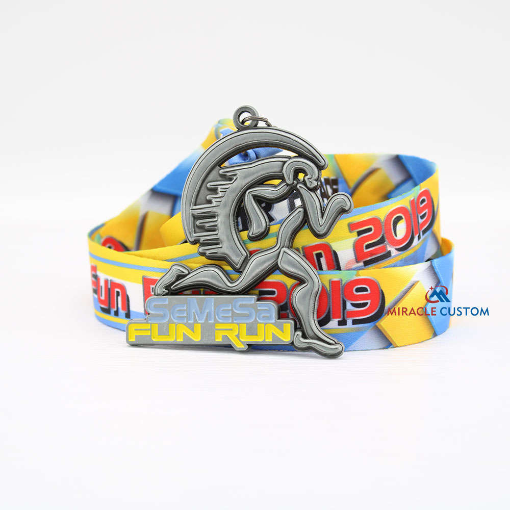 Custom Semesa Fun Run 1.0 5KM Fun Run Medals