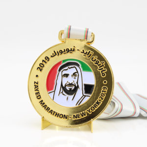 Custom Zayed Marathon New York Medals