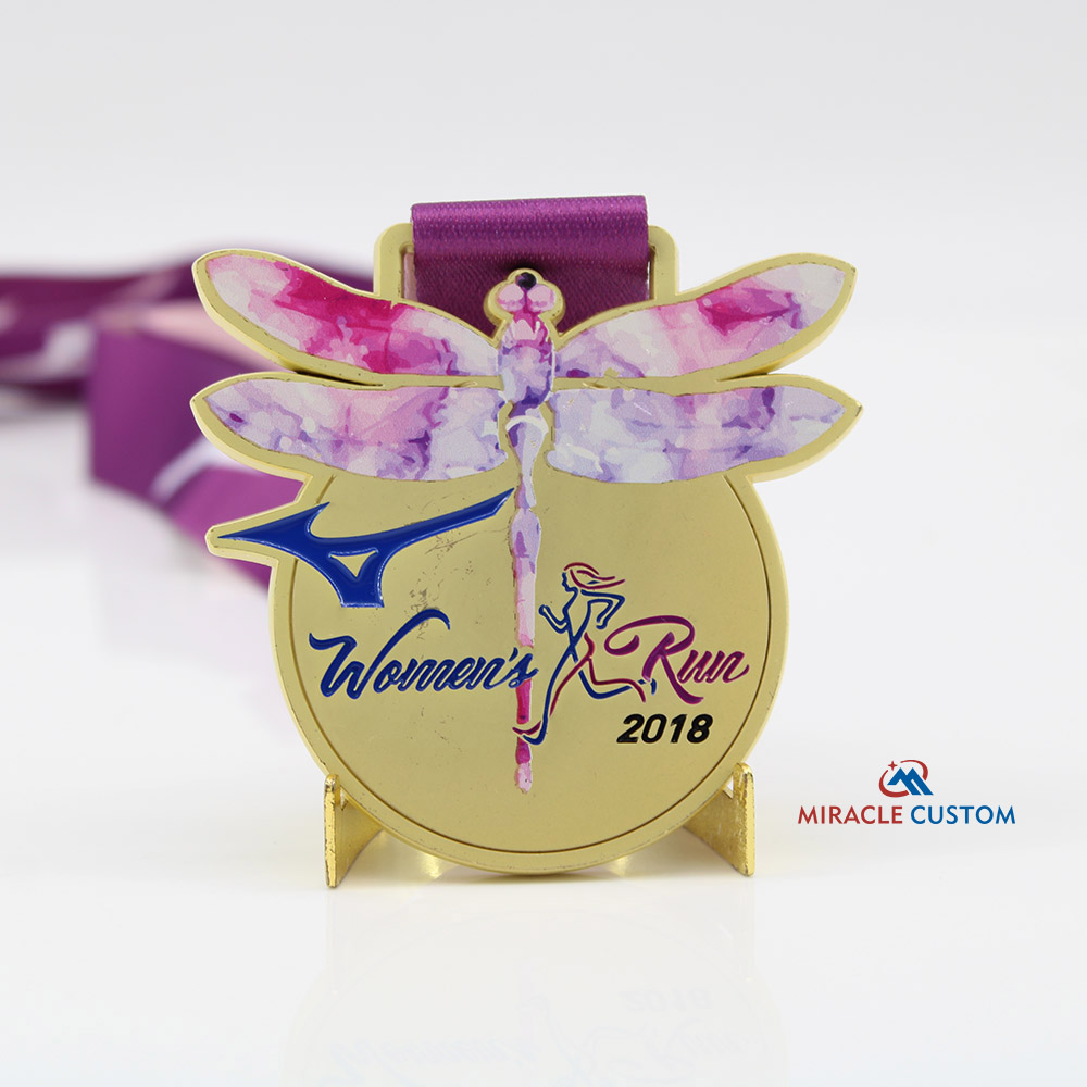 Custom Mizuno Womens Run 2018 Fun Run Medals