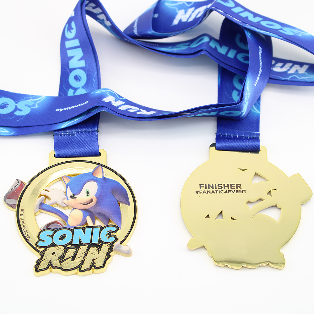 Sonic Run 24km Virtual Run Medals