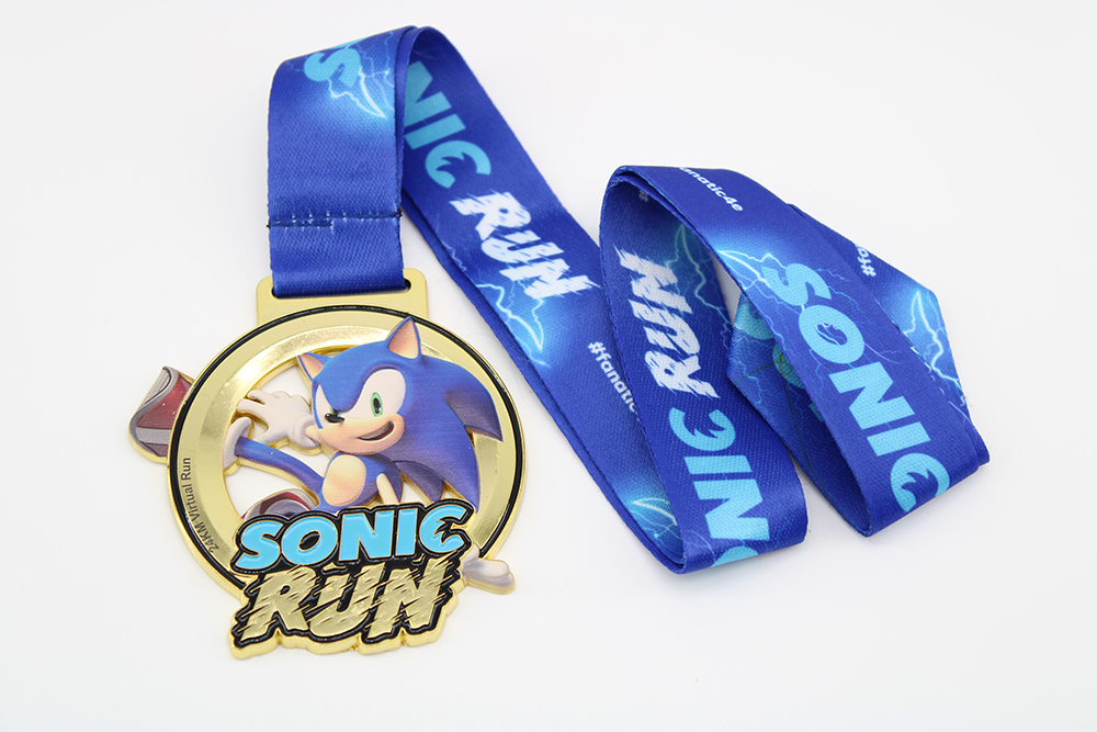 Sonic Run 24km Virtual Run Medals