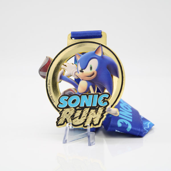 Sonic Run 24km Virtual Run Medals