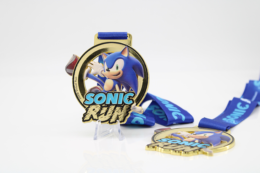 Sonic Run 24km Virtual Run Medals