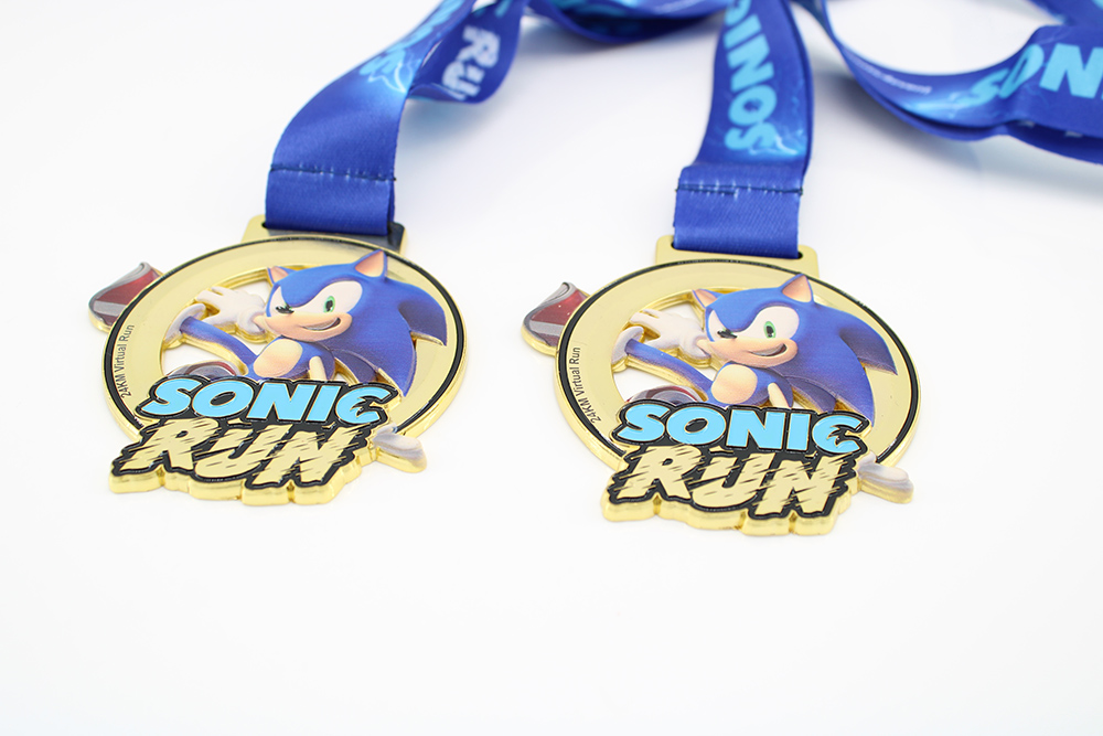 Sonic Run 24km Virtual Run Medals