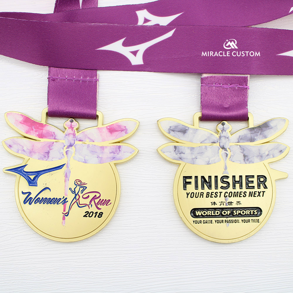 Custom Mizuno Womens Run 2018 Fun Run Medals