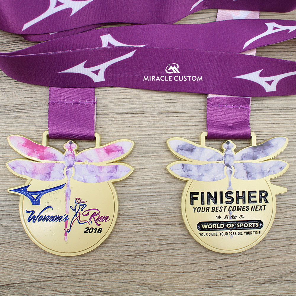 Custom Mizuno Womens Run 2018 Fun Run Medals