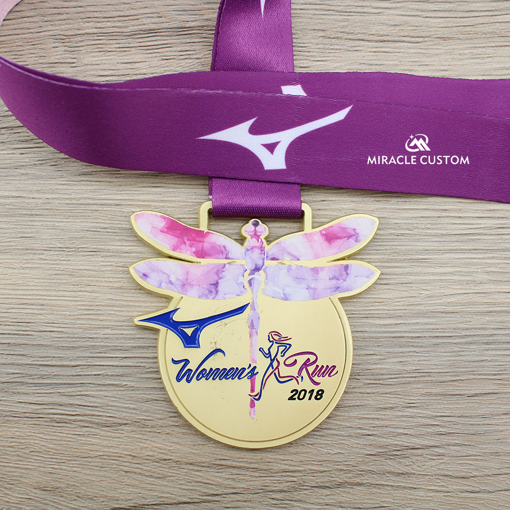 Custom Mizuno Womens Run 2018 Fun Run Medals