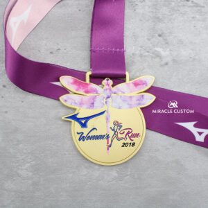 Custom Mizuno Womens Run 2018 Fun Run Medals