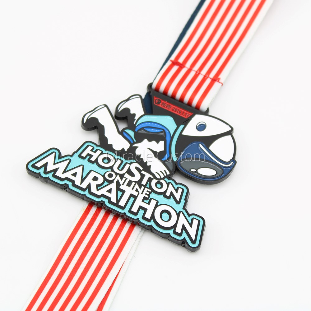Custom Houston online Marathon race medals