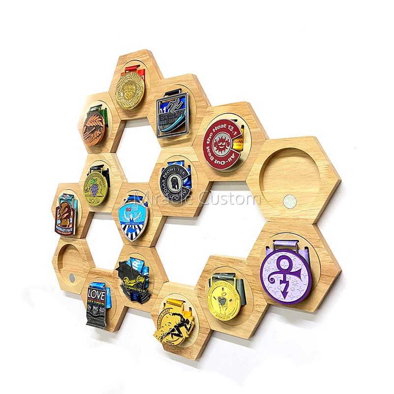 wholesale honeycomb medal hanger