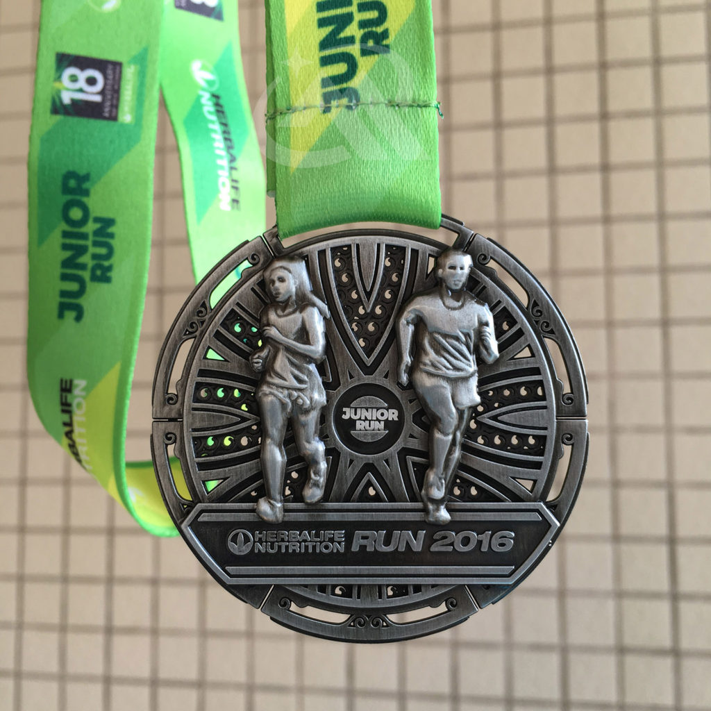 herbalife junior run medals