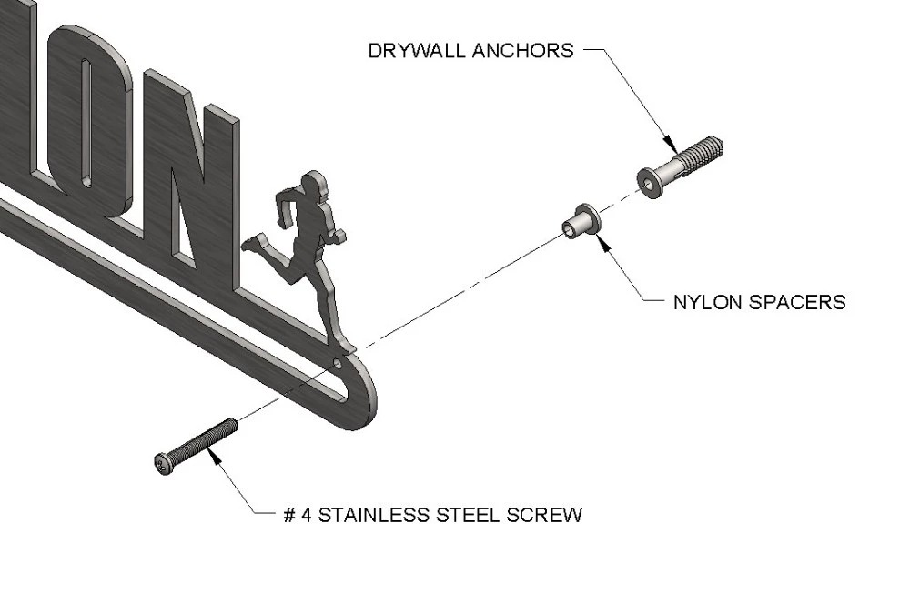 Custom Medal sport hanger display rack