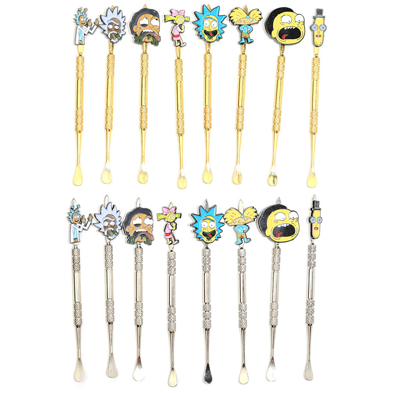 Rick and Morty Cartoon Design 120mm Dab Tool High Quality Wax Dab Tool