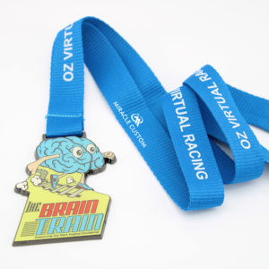 Custom Medals for Brain train event medals