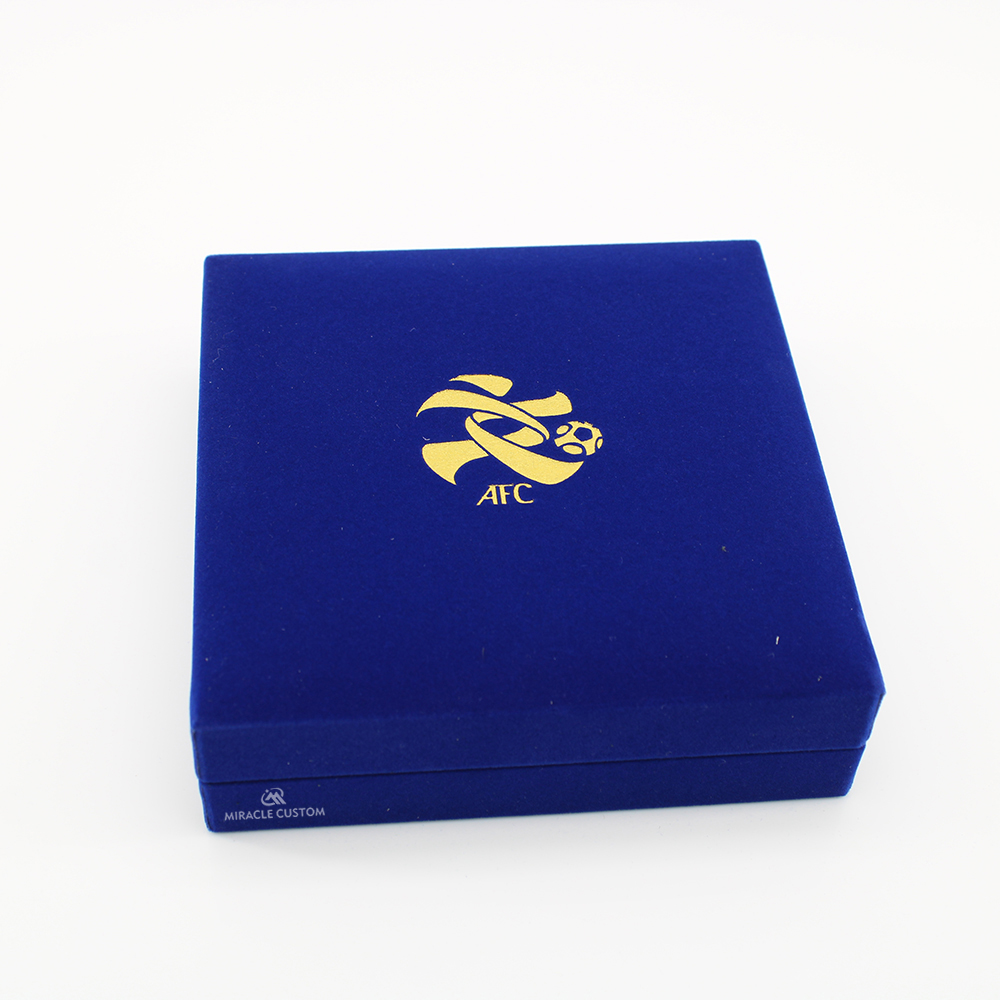 afc champions league 2019 football medals with velvet box