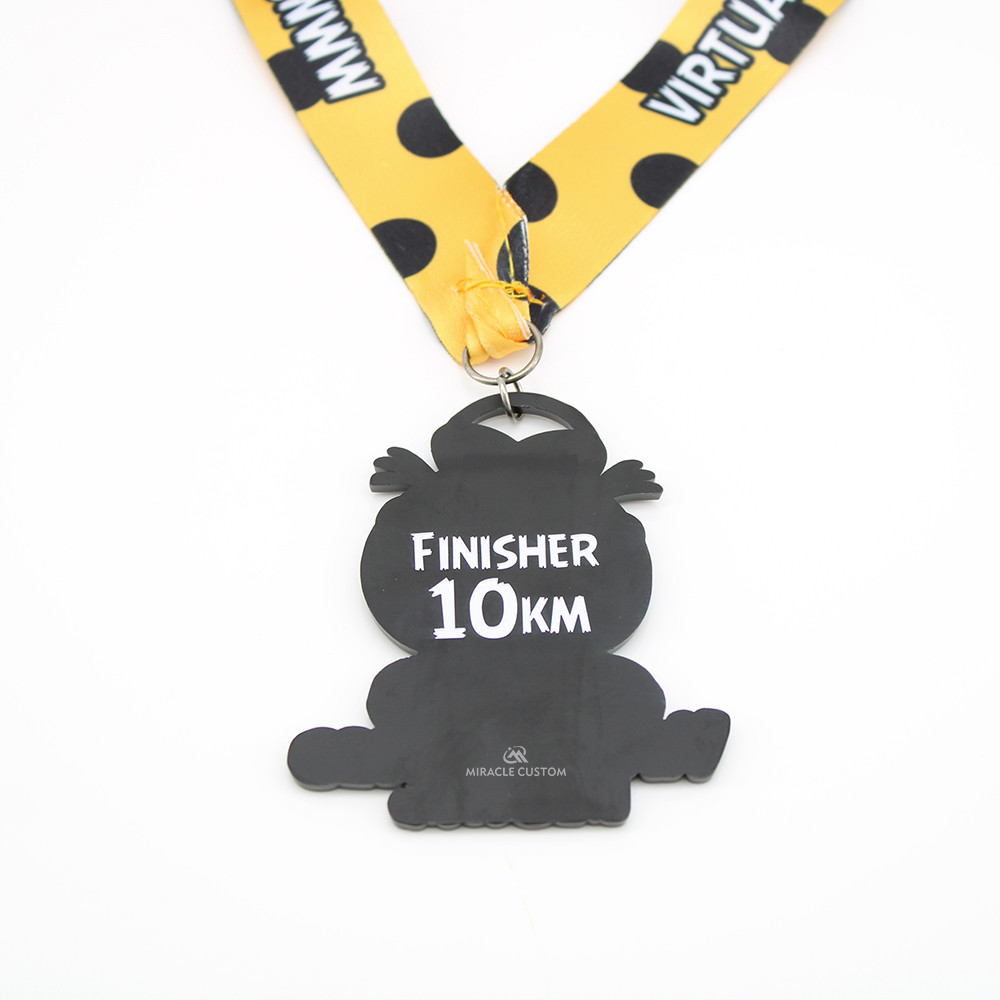 Custom Virtual Run Meowww Sports Medals