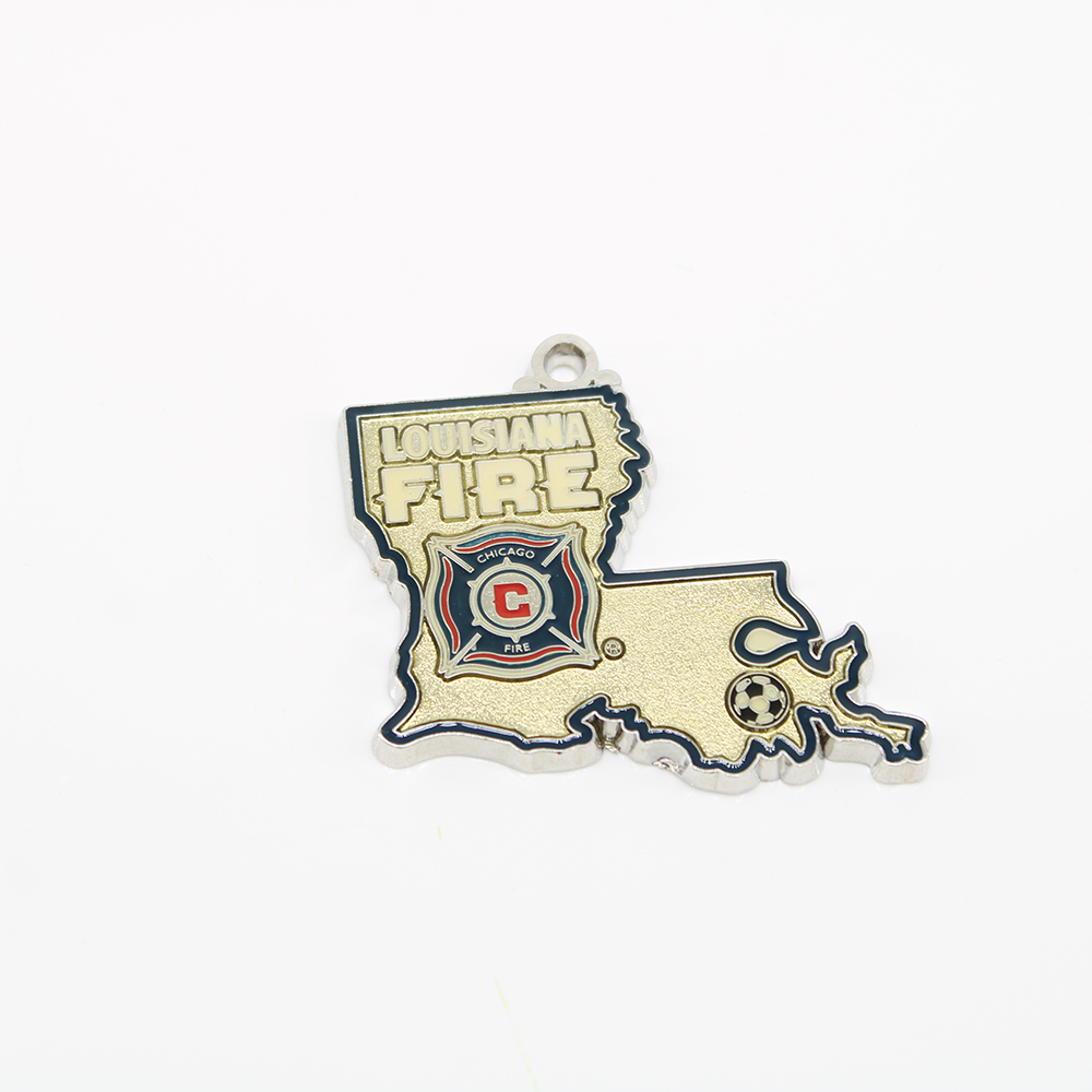 Custom Louisiana Fire Soccer Club Football Medals