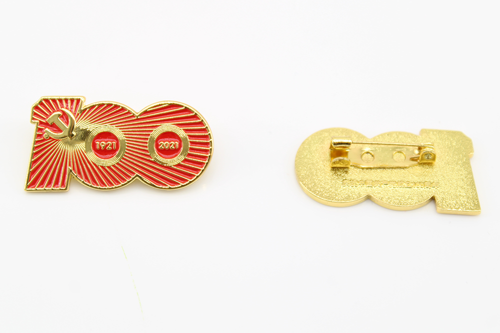 custom lapel pins to Celebration Activities 100 year anniversary