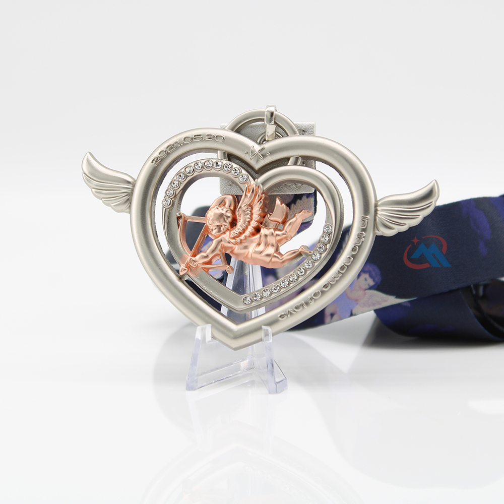 Valentine's Day Cupid Virtual Run Medals