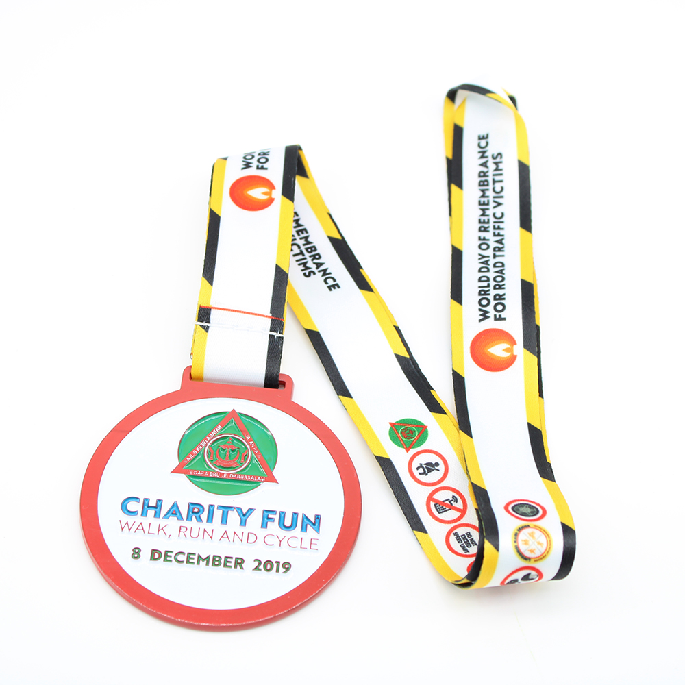 custom charity fun run medals world day of remembrance for road traffic victims