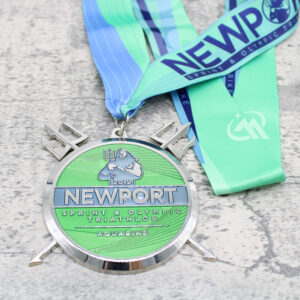 custom sprint olympic triathlon newport sports medals