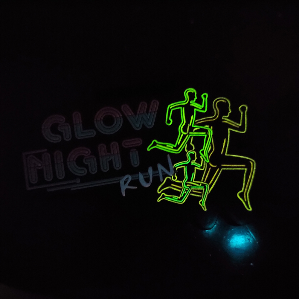 Custom Glow in the dark race medals