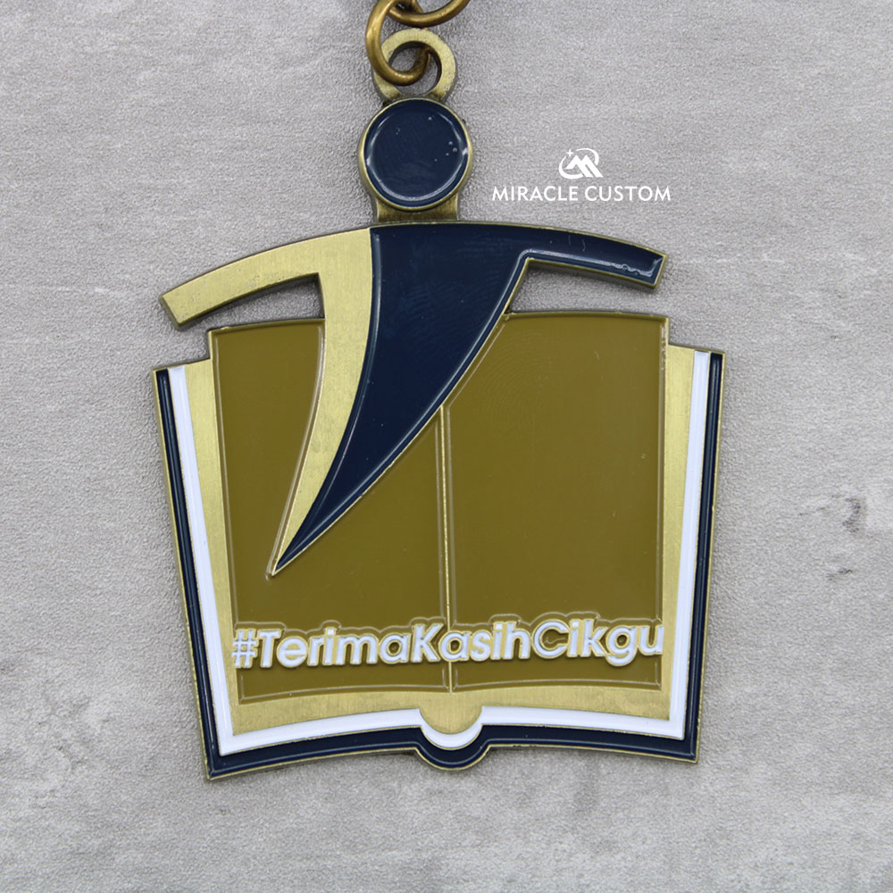 Custom Teachers Day Virtual Run Medals