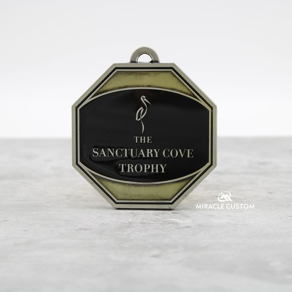 Custom Sanctuary Cove Trophy Club Medals