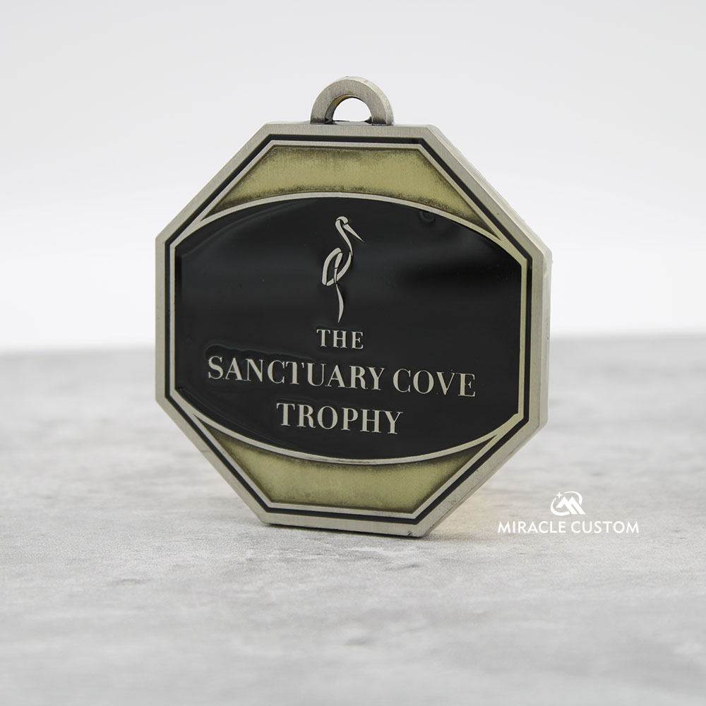 Custom Sanctuary Cove Trophy Club Medals