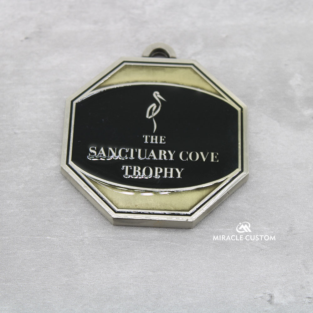 Custom Sanctuary Cove Trophy Club Medals