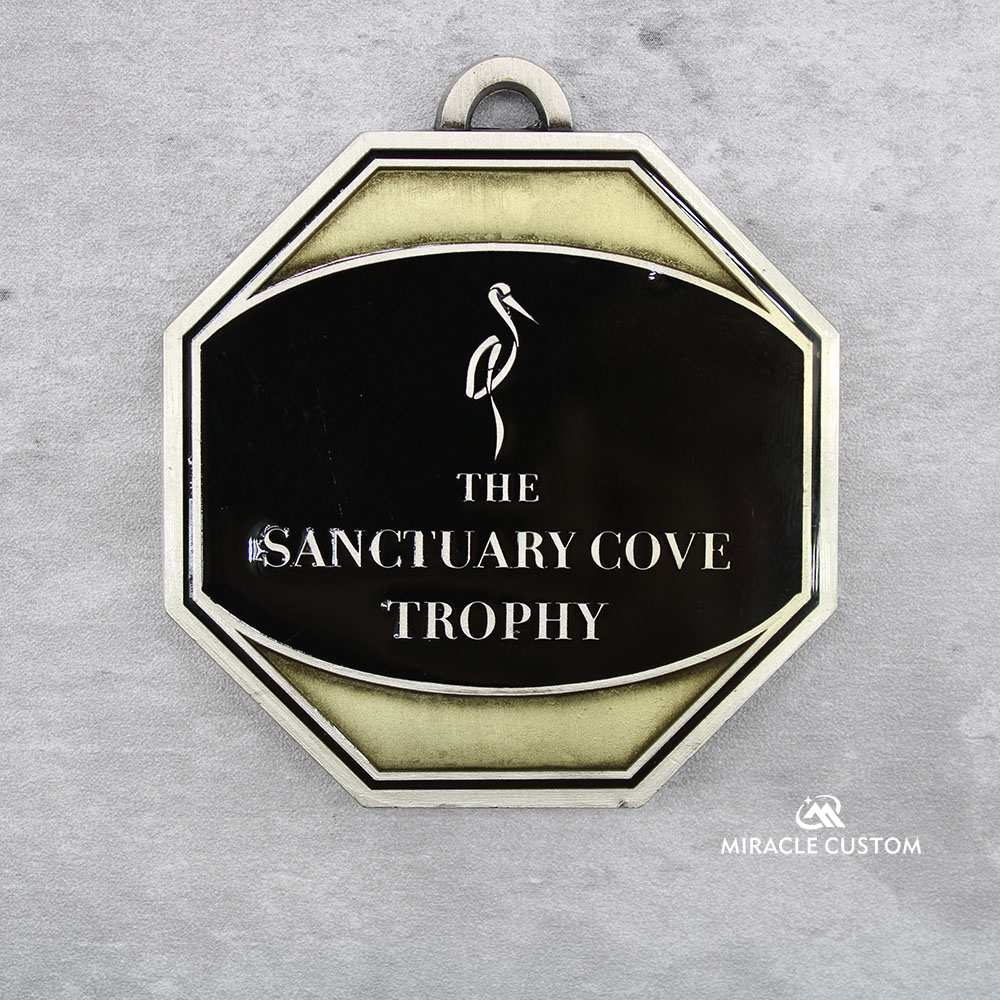 Custom Sanctuary Cove Trophy Club Medals