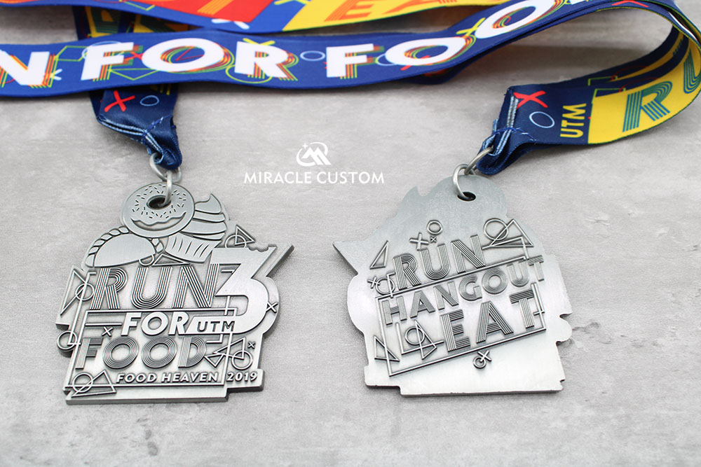 Custom Malaysia UTM Run for Food Charity Run Medals