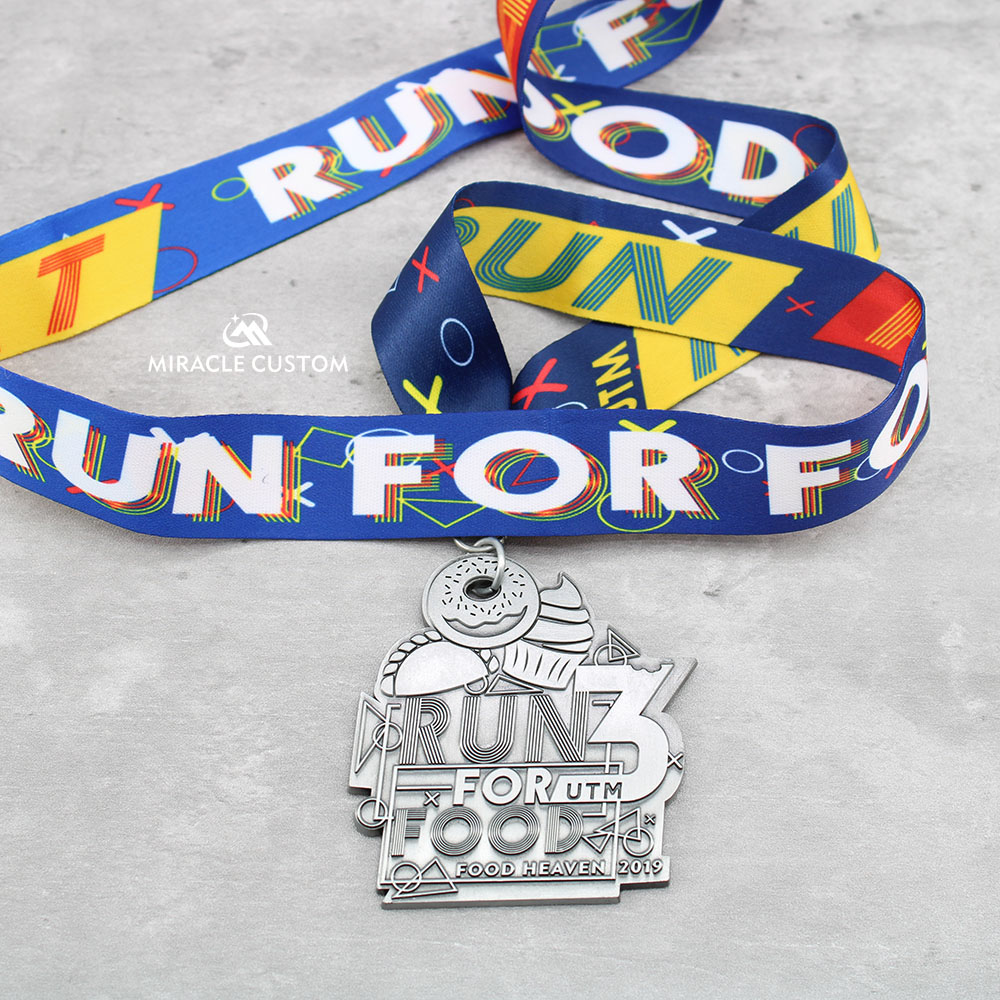 Custom Malaysia UTM Run for Food Charity Run Medals