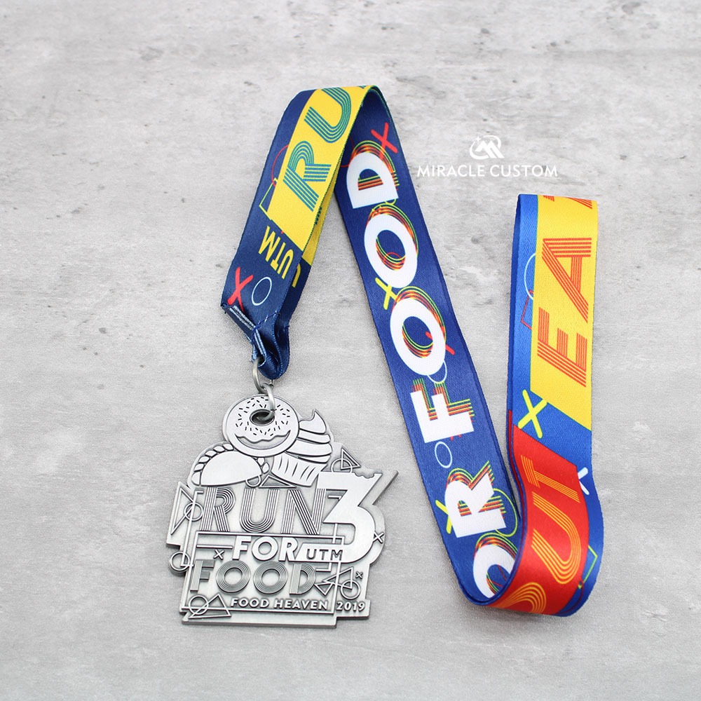 Custom Malaysia UTM Run for Food Charity Run Medals