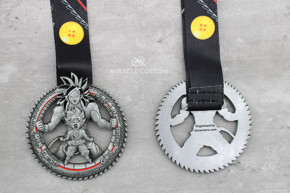 Custom Goku Virtual Run 2019 Race Medals