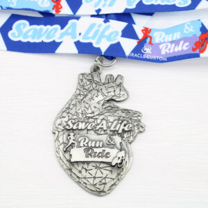 Custom Save a Life Run Ride Malaysia Running Medals