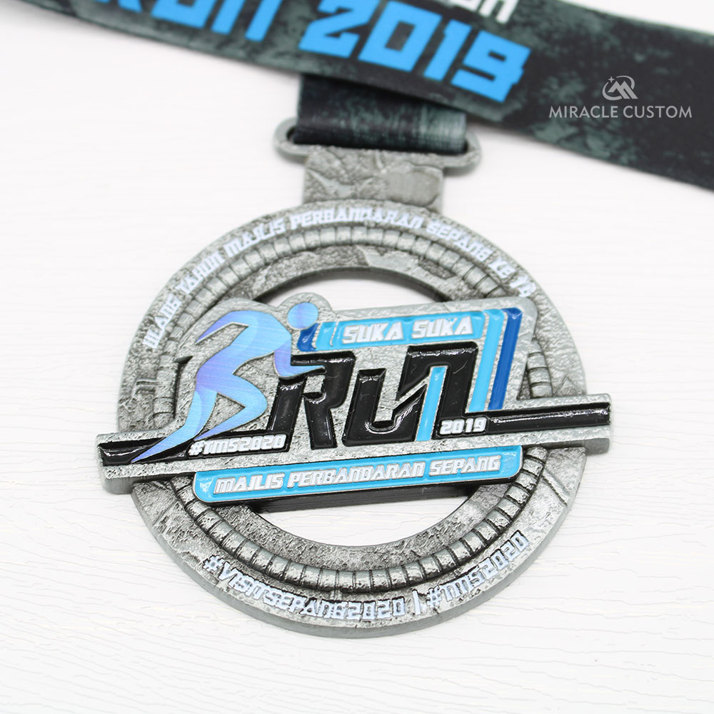 Custom Malaysia Suka Suka Run 2019 Fun Run Medals