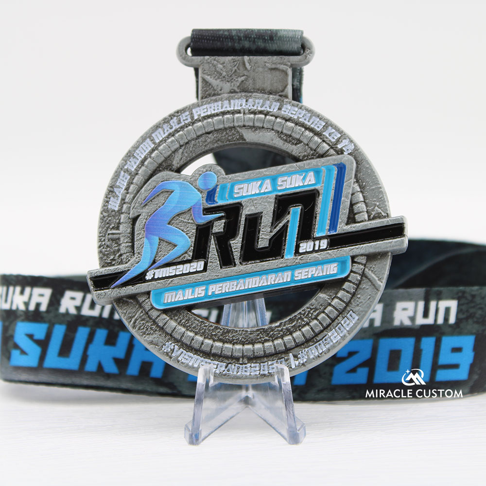 Custom Malaysia Suka Suka Run 2019 Fun Run Medals