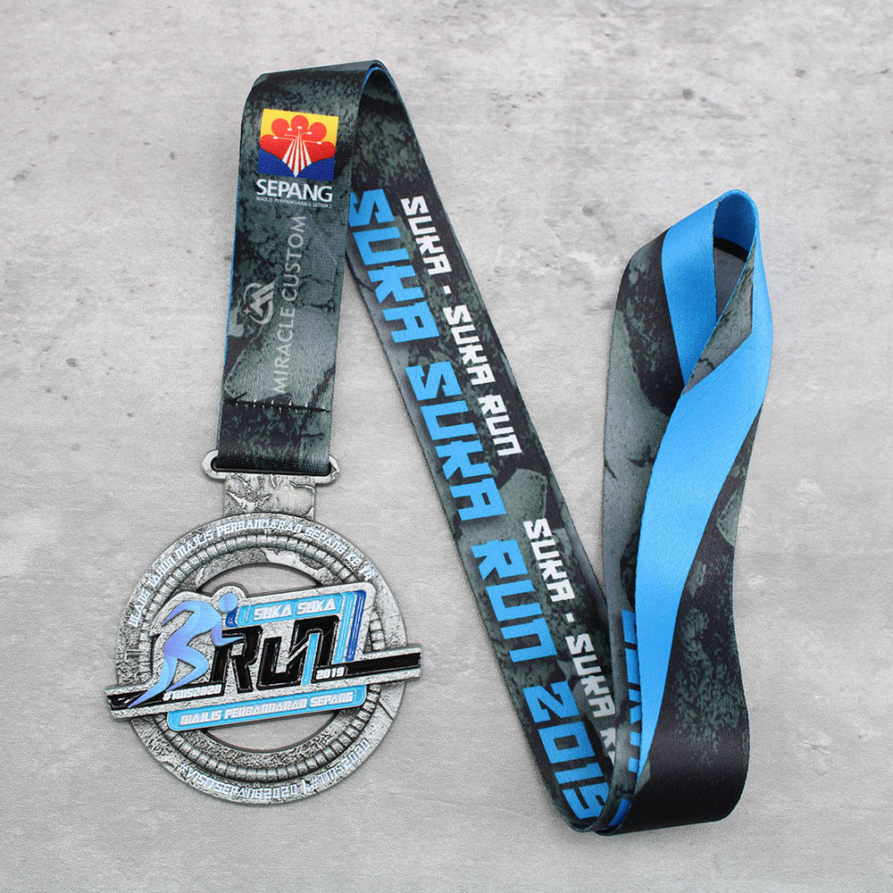 Custom Malaysia Suka Suka Run 2019 Fun Run Medals