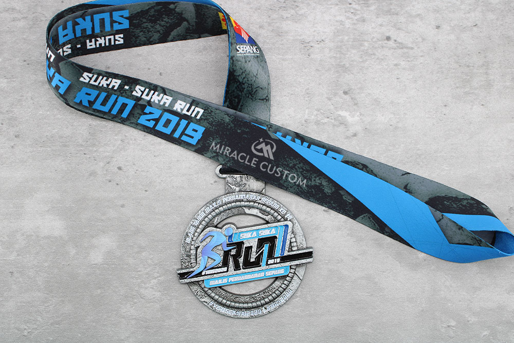 Custom Malaysia Suka Suka Run 2019 Fun Run Medals