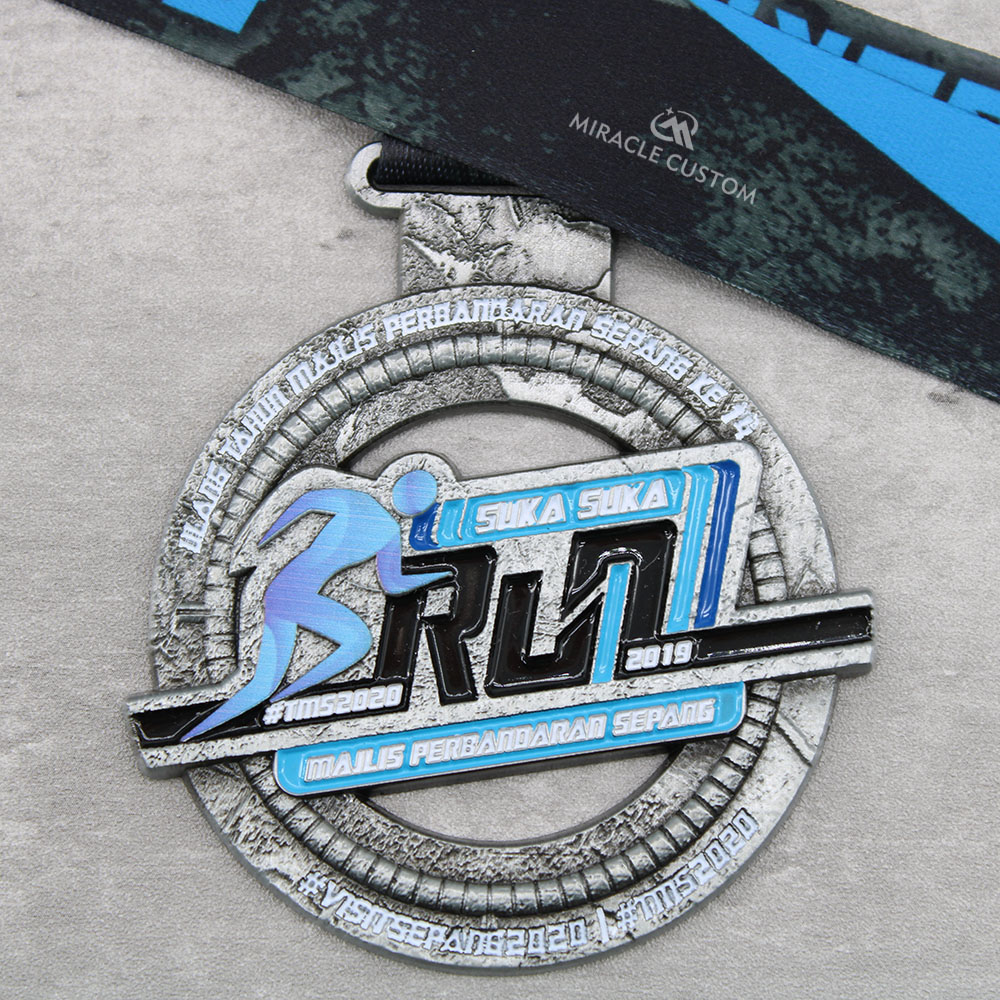 Custom Malaysia Suka Suka Run 2019 Fun Run Medals